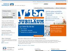 Tablet Screenshot of my-volksbank.de